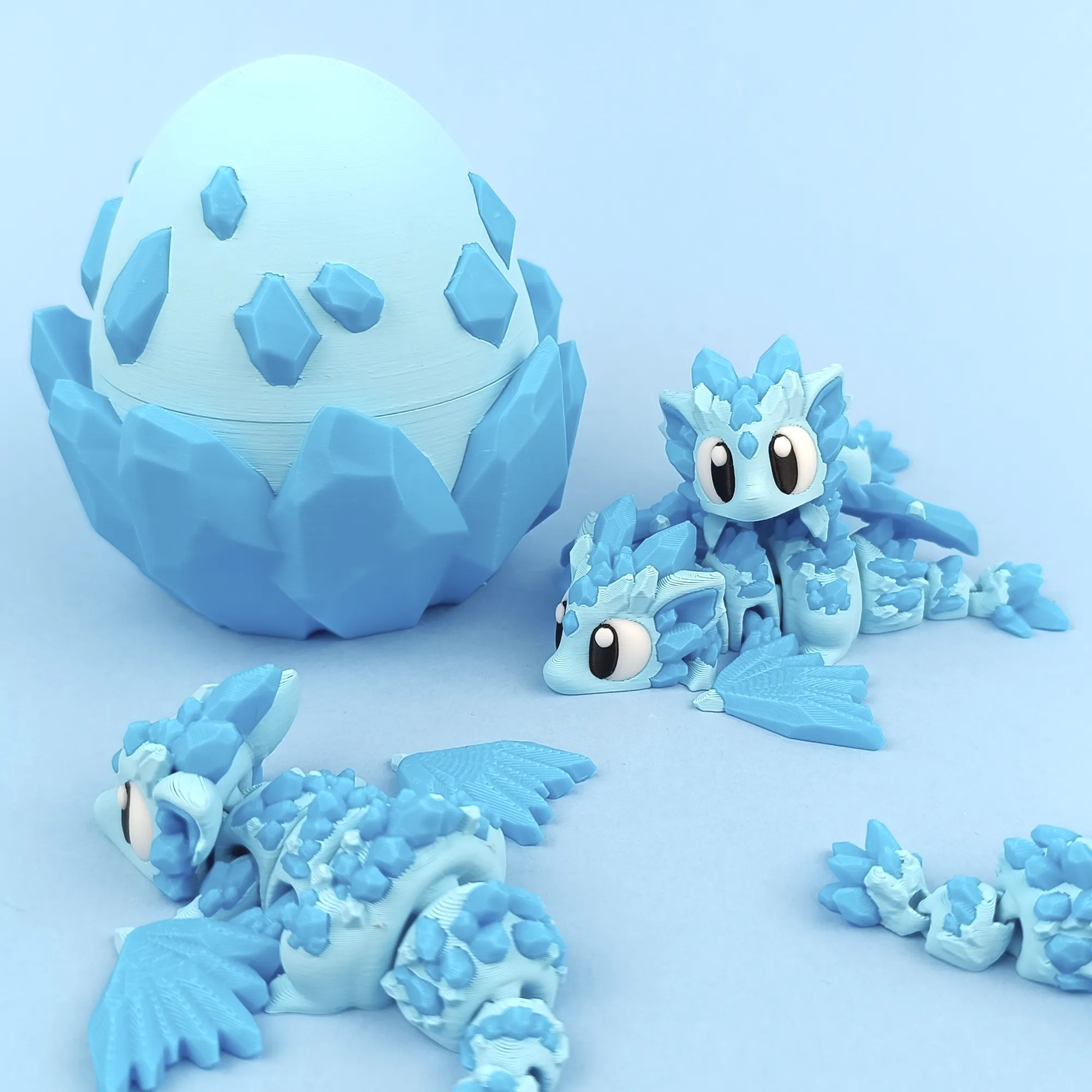 The Crystal Hatchling Dragon - Fidgelitz