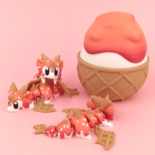 The Sundae Swirl Hatchling - Fidgelitz